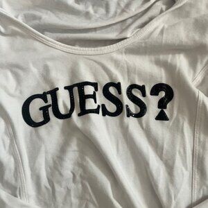 Guess Hooded Shirt  Med